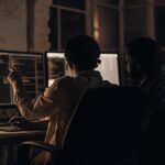 two-people-working-on-the-machine-learning