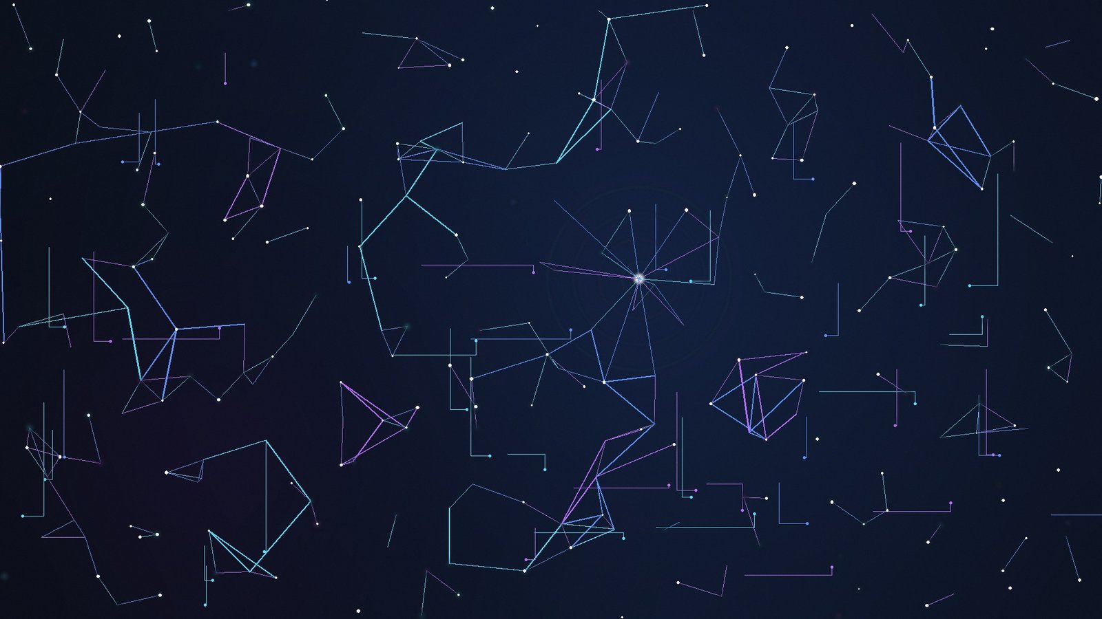 Dark futuristic illustration representing JavaScript trends for 2025 with neon-blue and cyan circuit-style graphics
